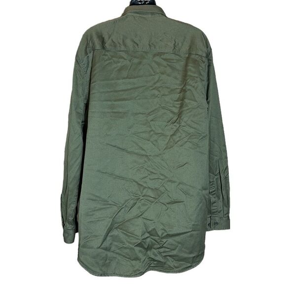 L.L. Bean men’s signature lined canvas shirt jacket medium tall nwot - Picture 4 of 7